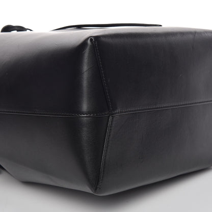 Mansur Gavriel Vegetable Tanned Calfskin Bucket Bag Black Flamma 11 of 12