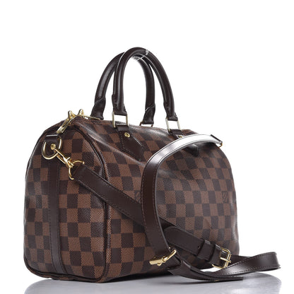 Louis Vuitton Damier Ebene Speedy Bandouliere 25 3 of 10