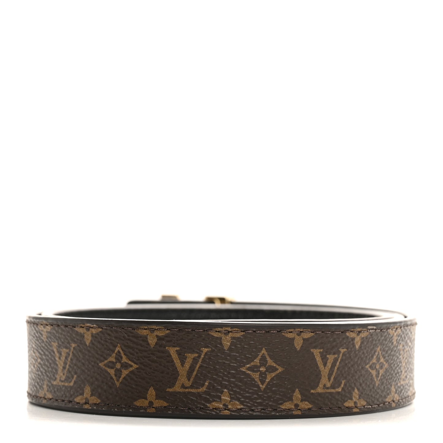 Calfskin Monogram 25mm LV Iconic Reversible 90 36 Belt Black