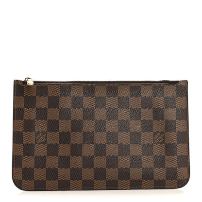 Louis Vuitton Damier Ebene Neverfull MM GM Pochette 1 of 6