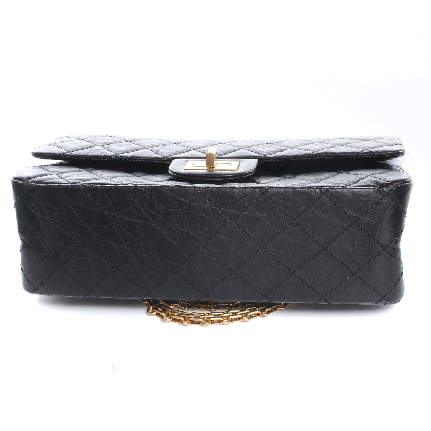 Aged Calfskin 2.55 Reissue 225 Flap Black