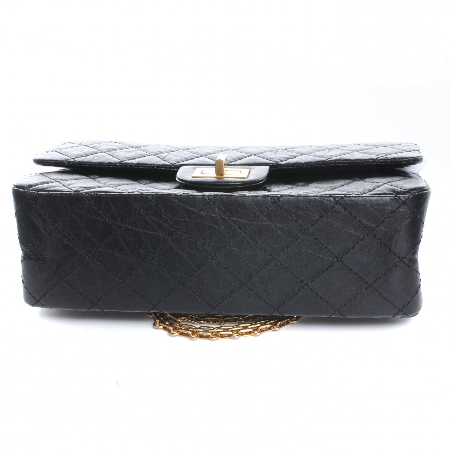 Chanel Aged Calfskin 2.55 Reissue 225 Flap Black 4 of 8