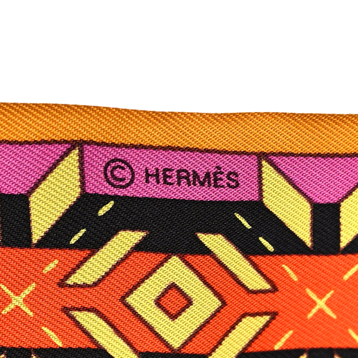 Hermes Silk Belles du Mexique Twilly Purple Multicolor 4 of 4