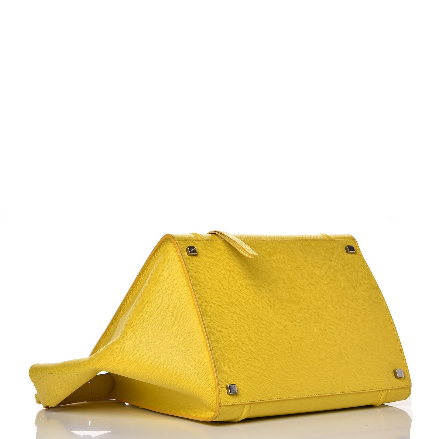 Baby Grained Calfskin Medium Phantom Luggage Sun Yellow