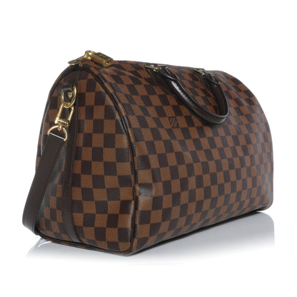 Louis Vuitton Damier Ebene Speedy Bandouliere 35 3 of 7