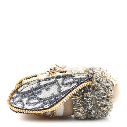 Christian Dior Oblique Bee Accessory  Blue 4 of 6