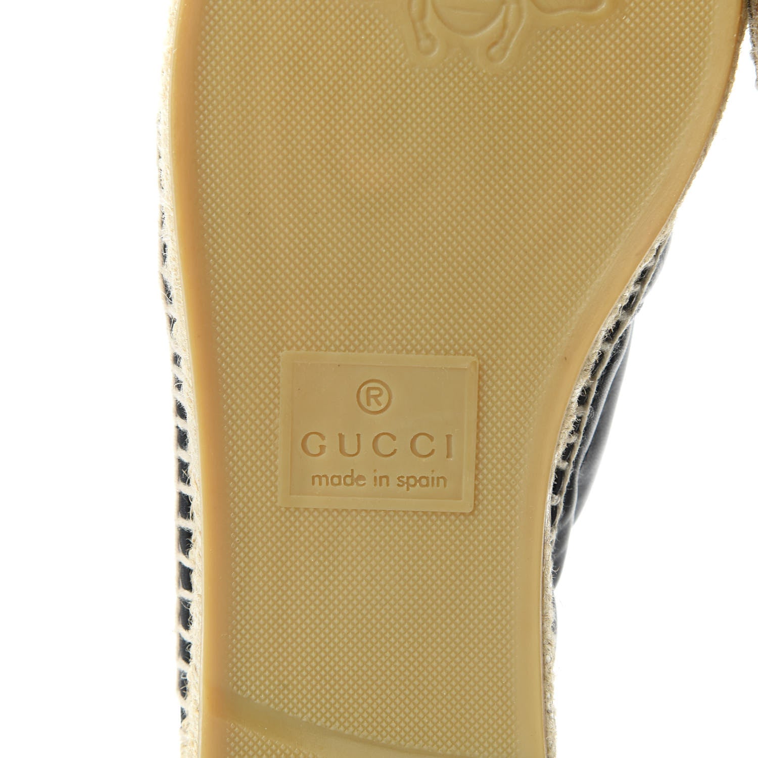 Gucci Nappa Matelasse GG Marmont Espadrilles 40 Black 7 of 9