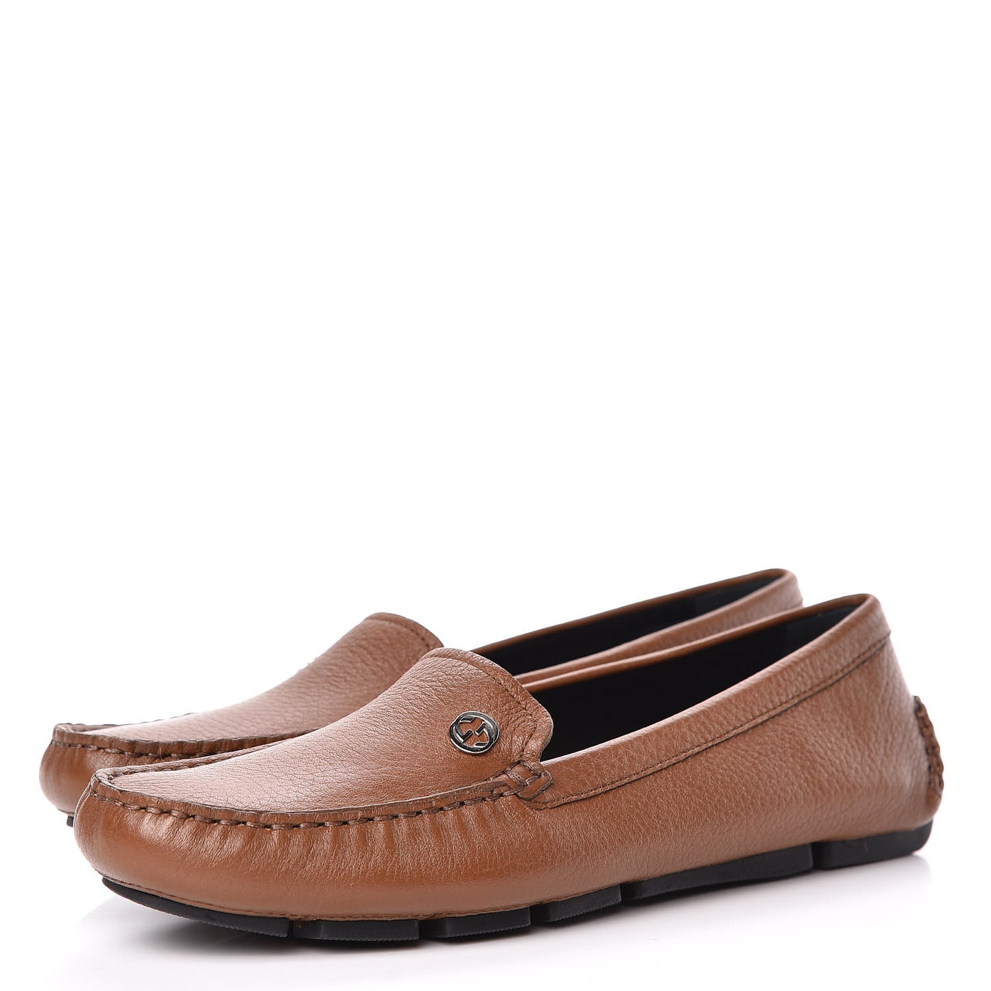 Cellarius Soft Interlocking G Womens Driver Loafers 37 Brown
