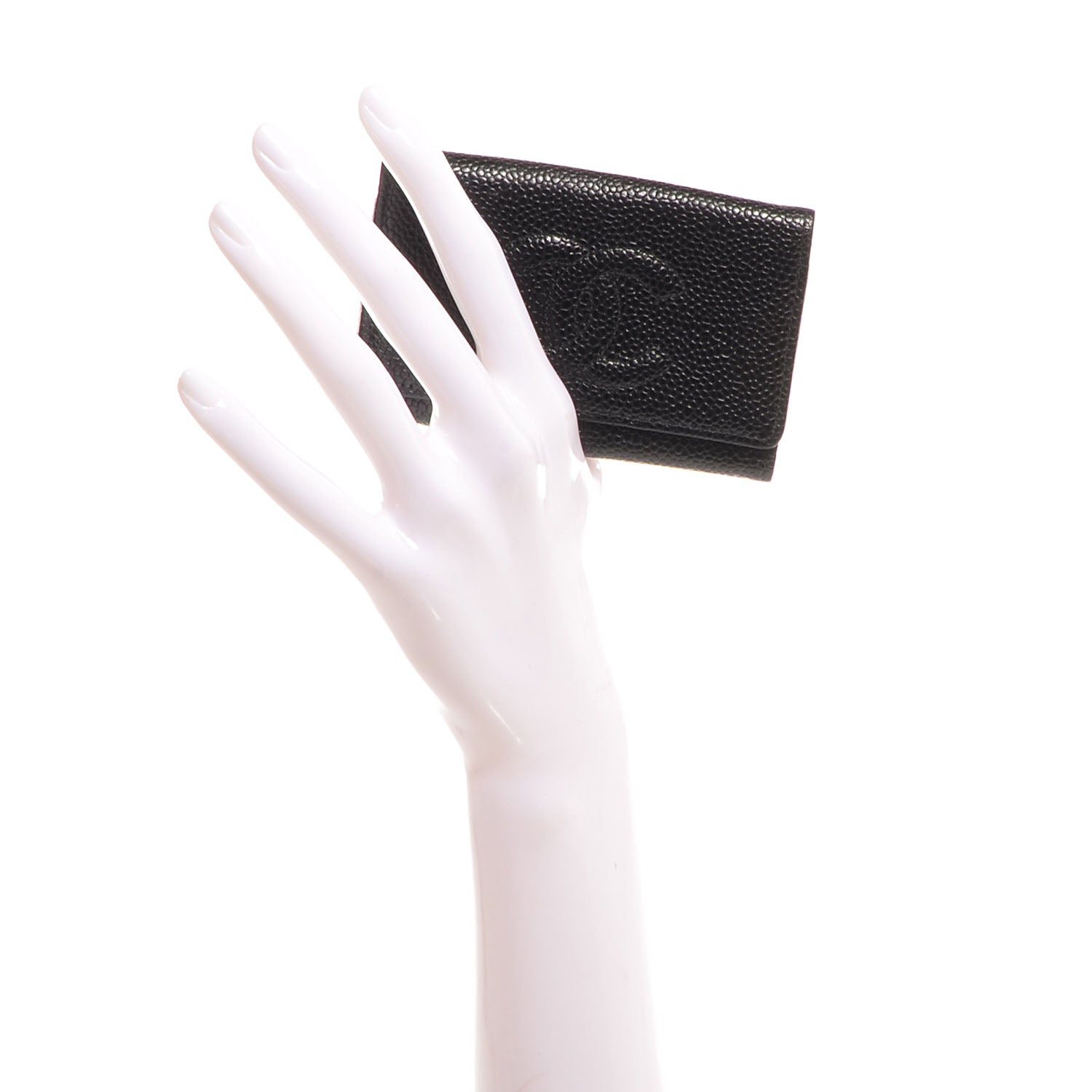 Chanel Caviar 6 Key Holder Case Black 2 of 7