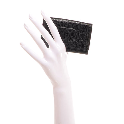 Chanel Caviar 6 Key Holder Case Black 2 of 7