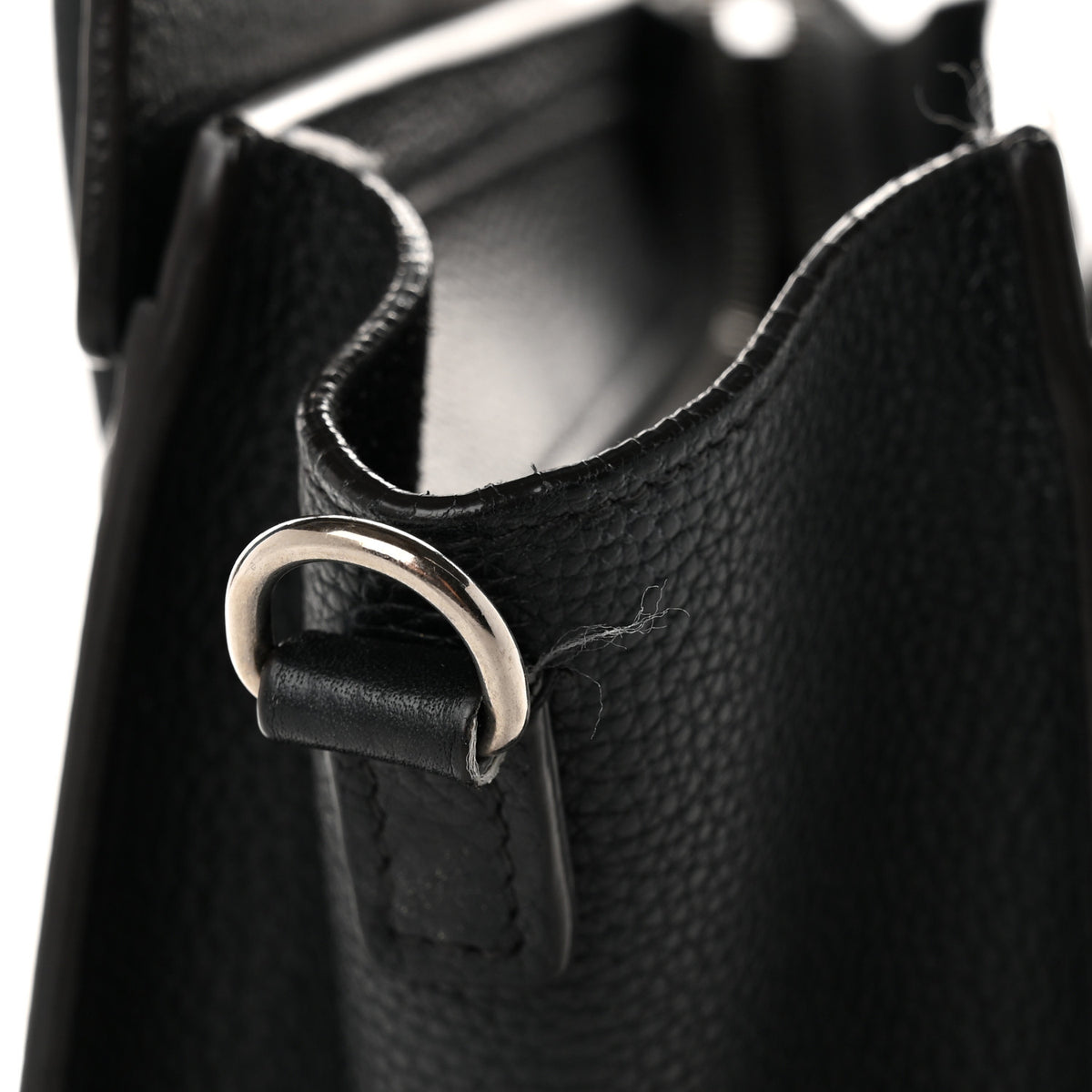 Celine Drummed Calfskin Nano Luggage Black 10 of 11