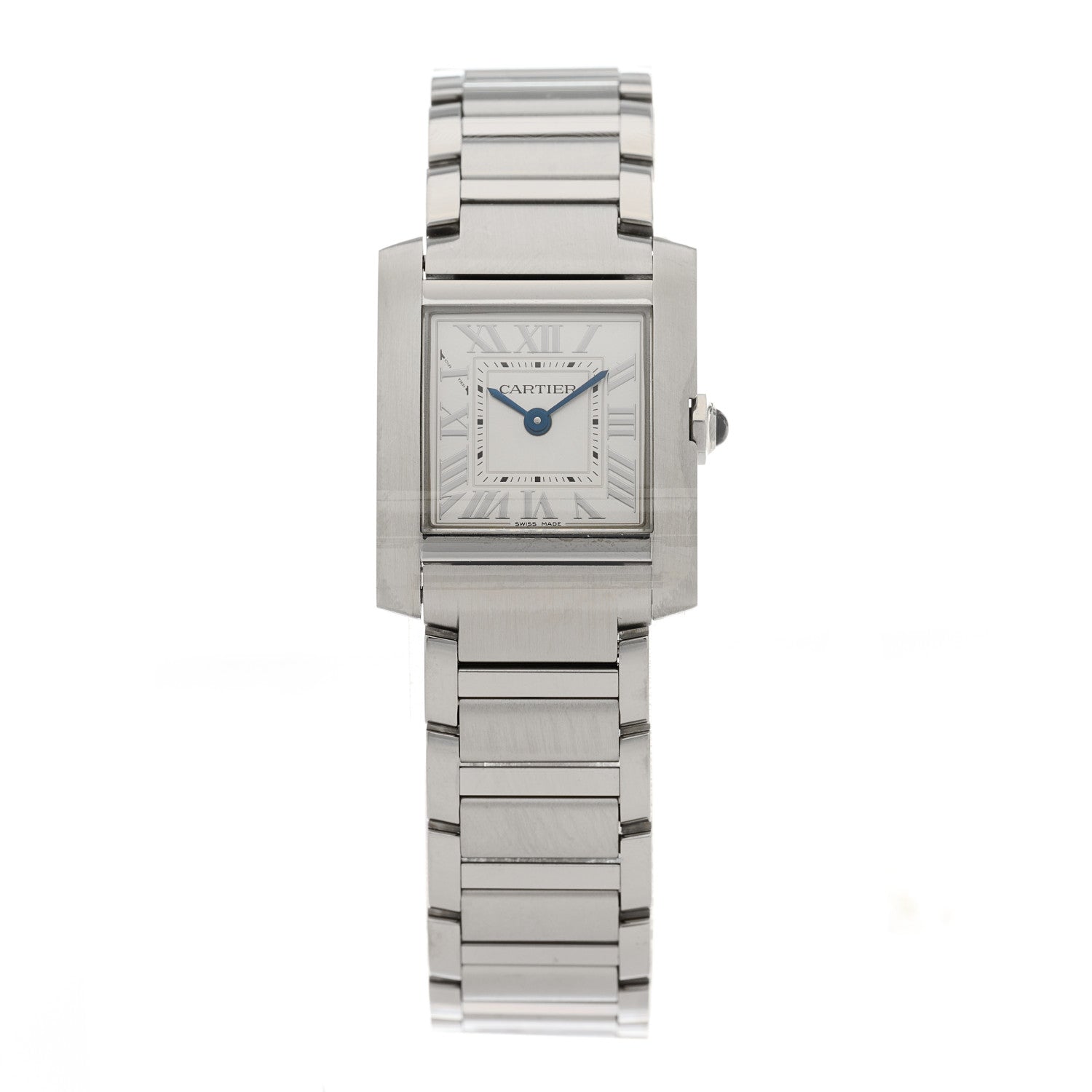 Cartier Stainless Steel 21mm Tank Francaise Quartz Watch Silver 1 of 5