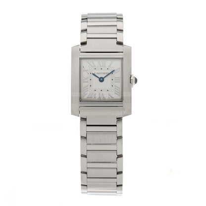 Cartier Stainless Steel 21mm Tank Francaise Quartz Watch Silver 1 of 5