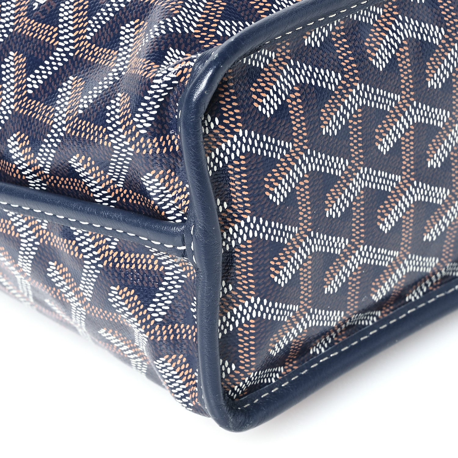 Goyard Goyardine Reversible Mini Anjou Navy 9 of 16