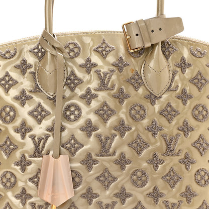Louis Vuitton Patent Lambskin Fascination Lockit Gris 7 of 12