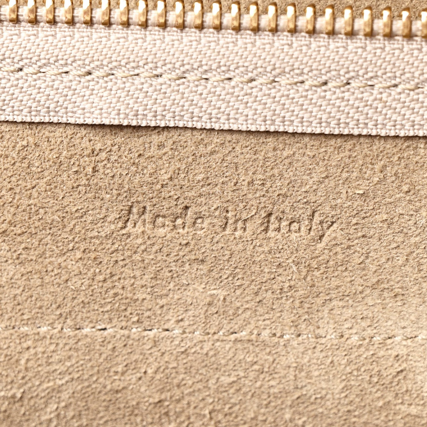 Grained Calfskin Nano Belt Bag Light Taupe