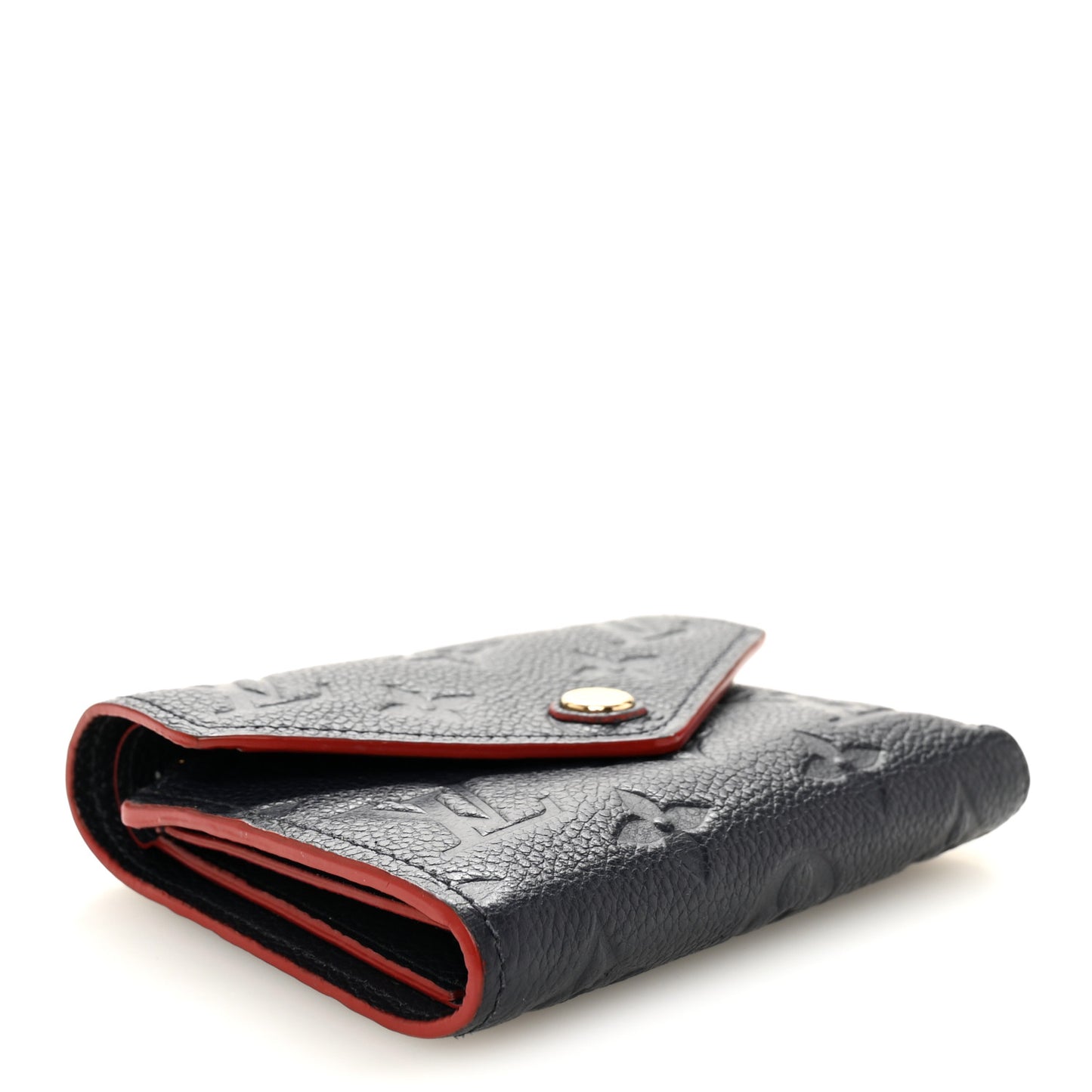 Empreinte Victorine Wallet Marine Rouge