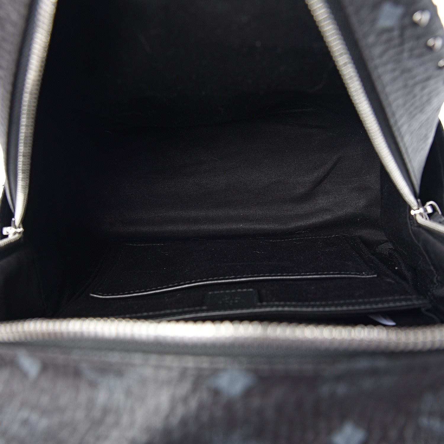 MCM Visetos Studded Small Stark Backpack Black 4 of 9