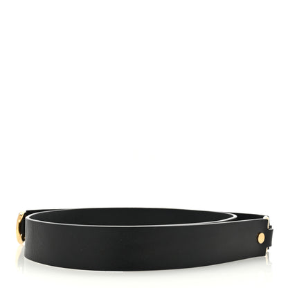 Fendi X FENDI Calfskin Fendace Logo Belt 100 40 Black 2 of 3