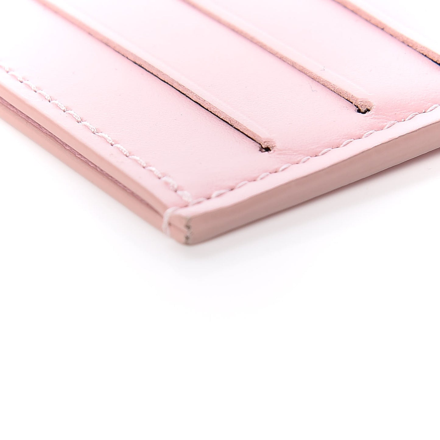 Calfskin Felicie Card Holder Insert Rose Ballerine