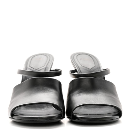Fendi Calfskin Fendi First 95mm Slide Sandals 38 Black 2 of 13