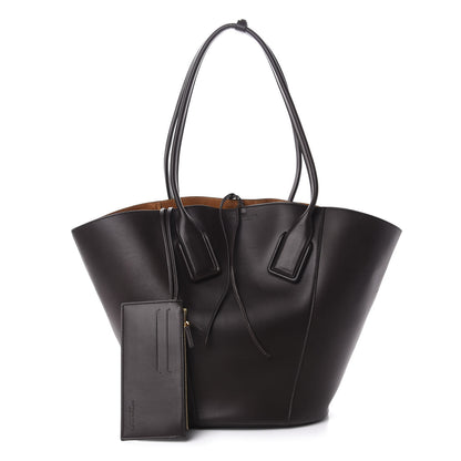 Bottega Veneta Smooth Calfskin Basket Tote Fondente 1 of 10