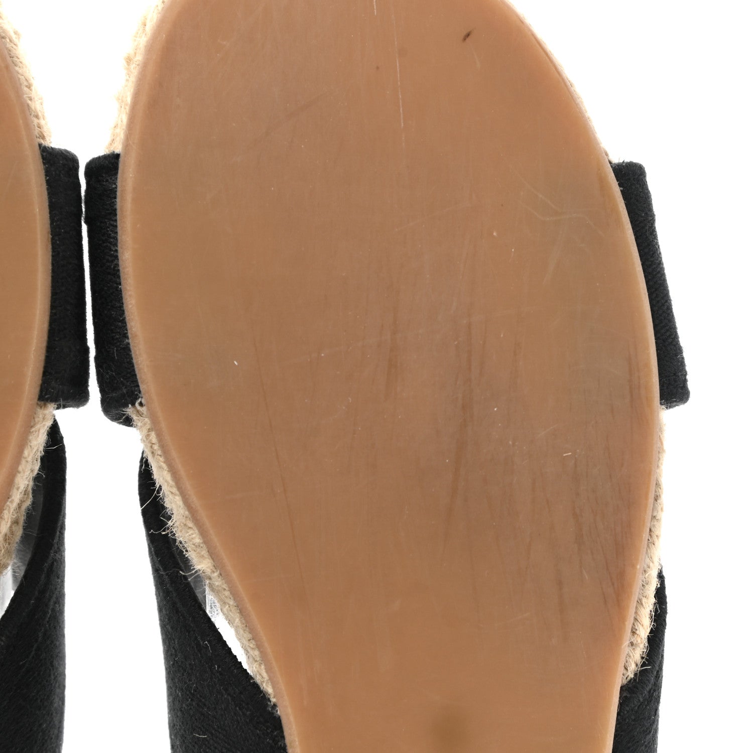 Christian Dior Canvas Embroidered Granville Espadrille Crisscross Flat Slide Sandals 38.5 Black 7 of 10