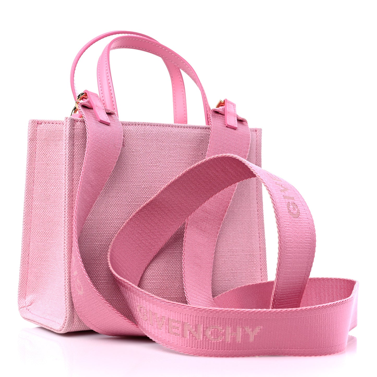 Canvas Mini G Shopping Tote Bright Pink
