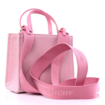 Givenchy Canvas Mini G Shopping Tote Bright Pink 4 of 12