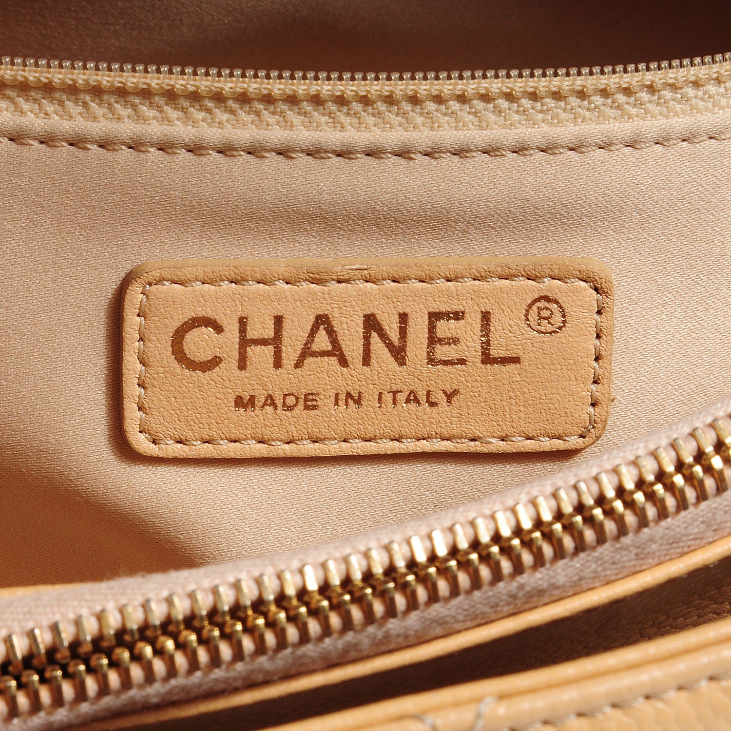 Chanel Caviar Quilted Grand Shopping Tote GST Beige 6 of 7