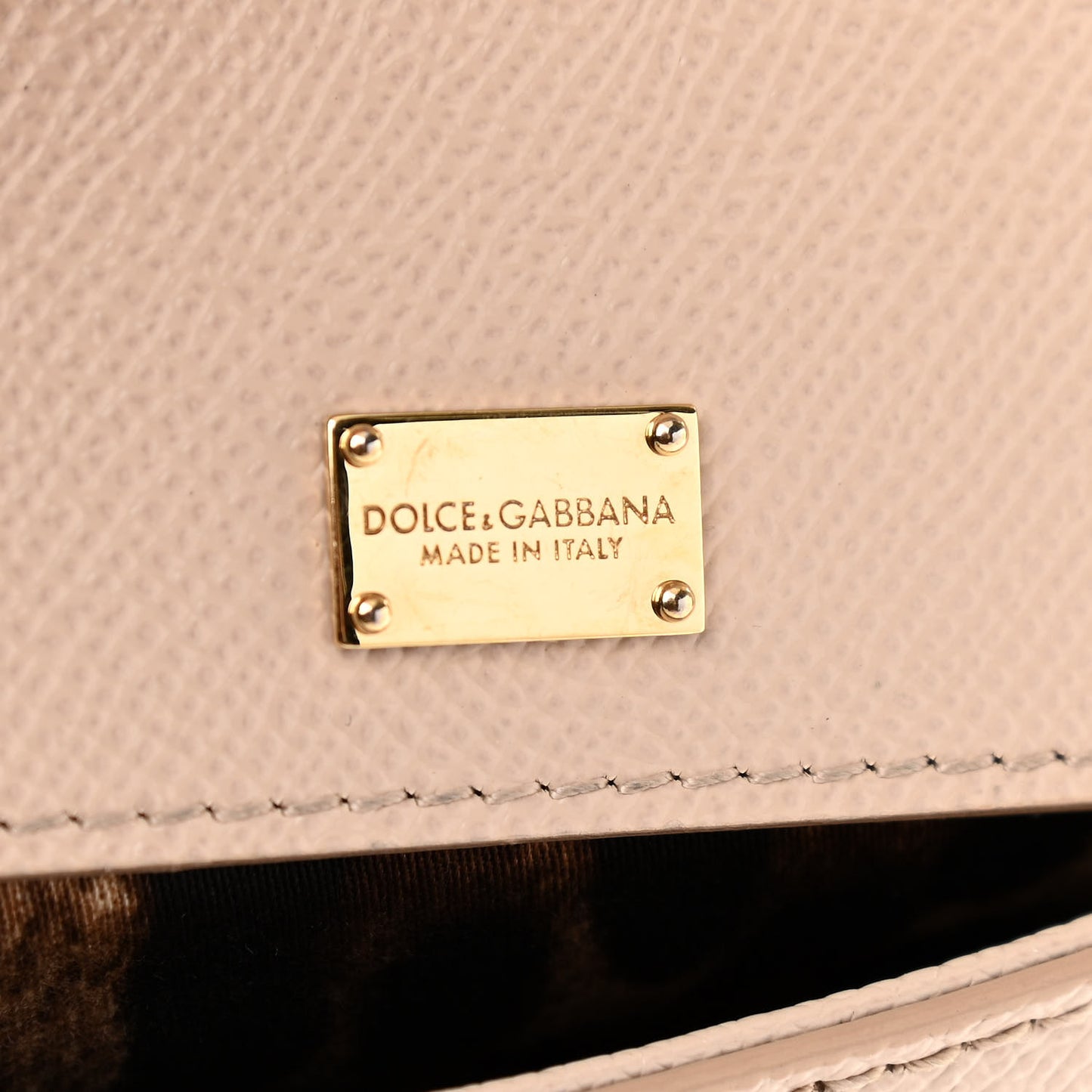 Dauphine Medium Miss Sicily Satchel Beige