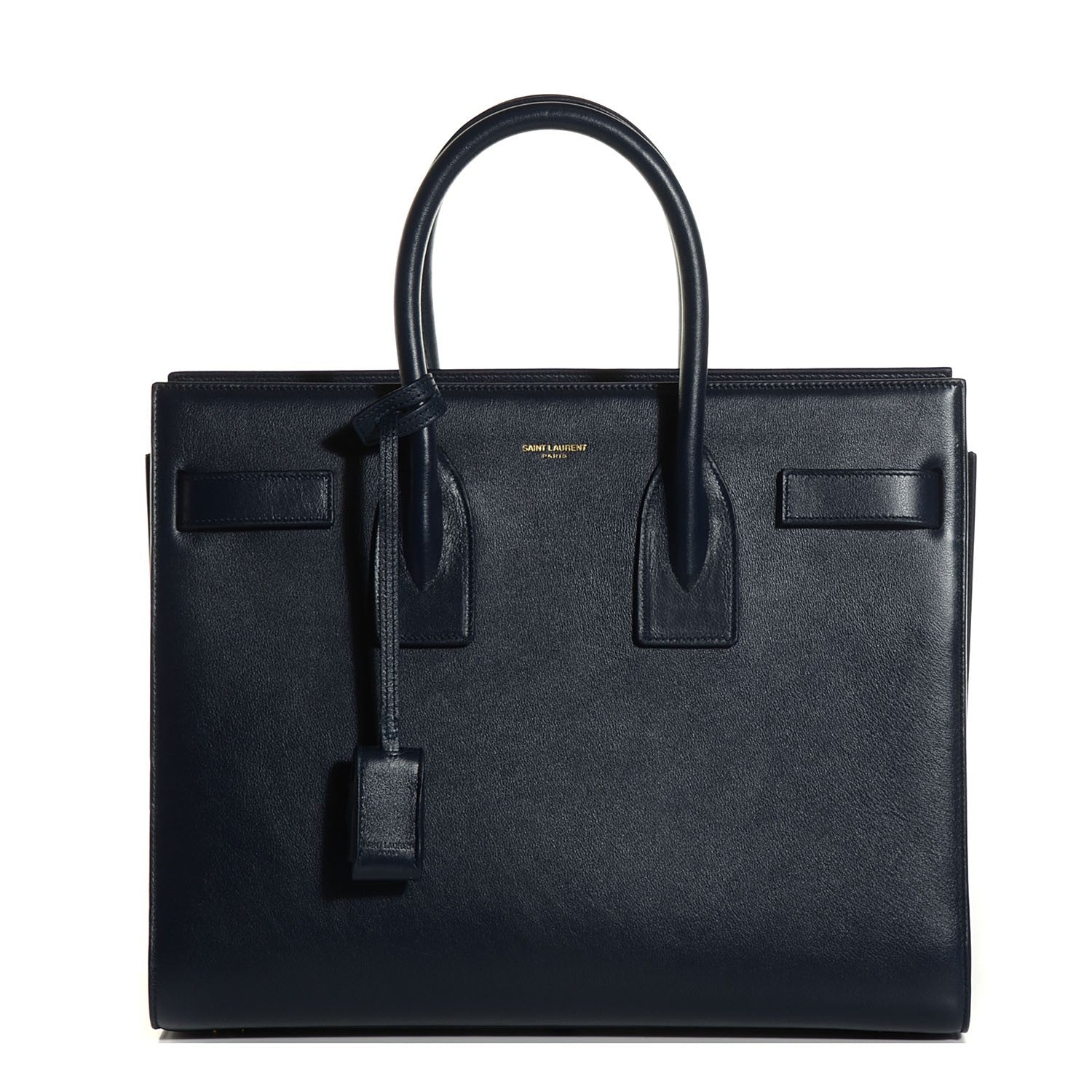 Saint Laurent Calfskin Small Sac De Jour Navy 1 of 11