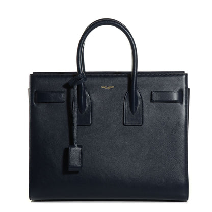 Saint Laurent Calfskin Small Sac De Jour Navy 1 of 11