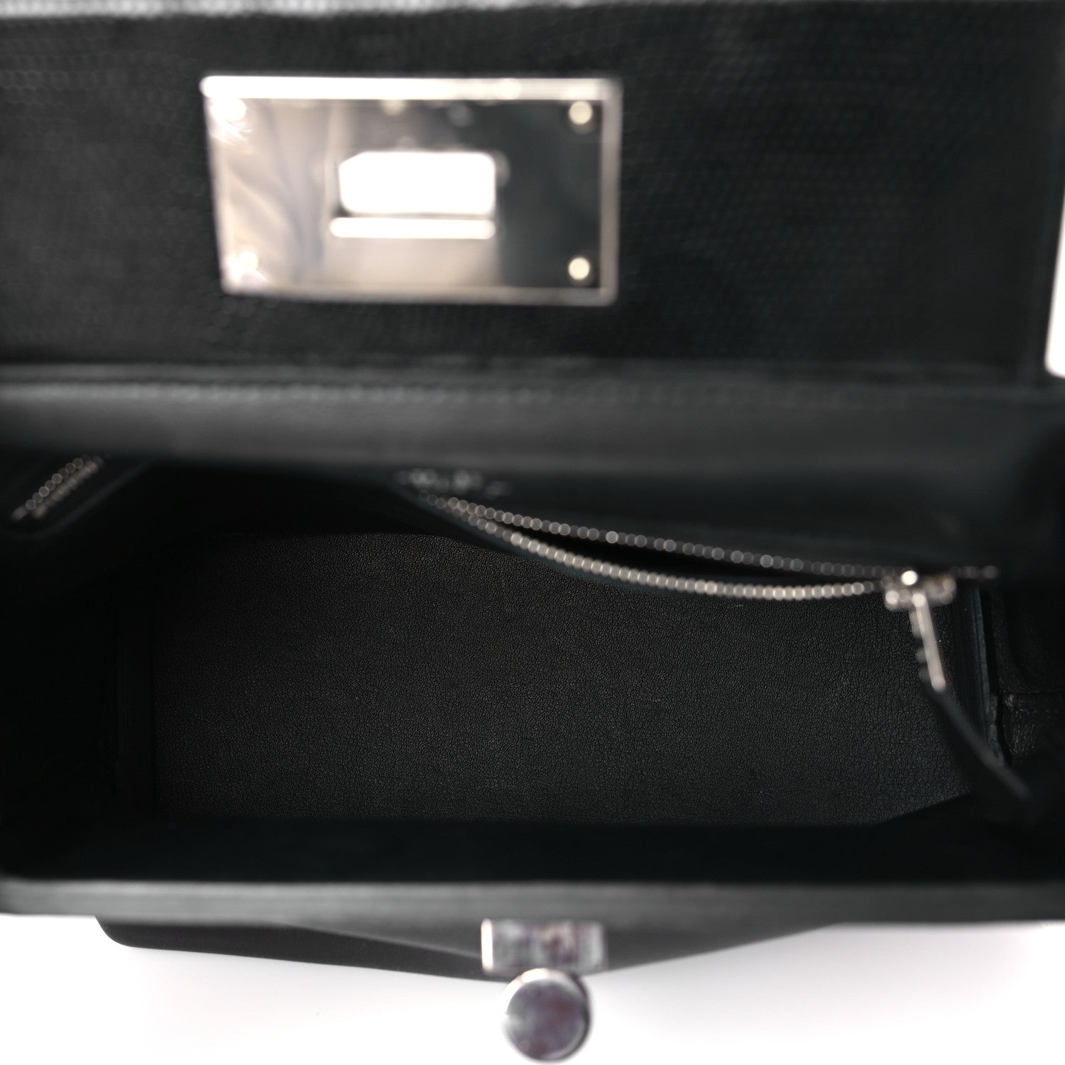 Hermes Swift Lizard Touch 24/24 21 Black 5 of 10