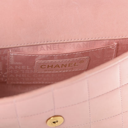 Chanel Lambskin Quilted Mini Chocolate Bar Camellia Flap Pink 8 of 10