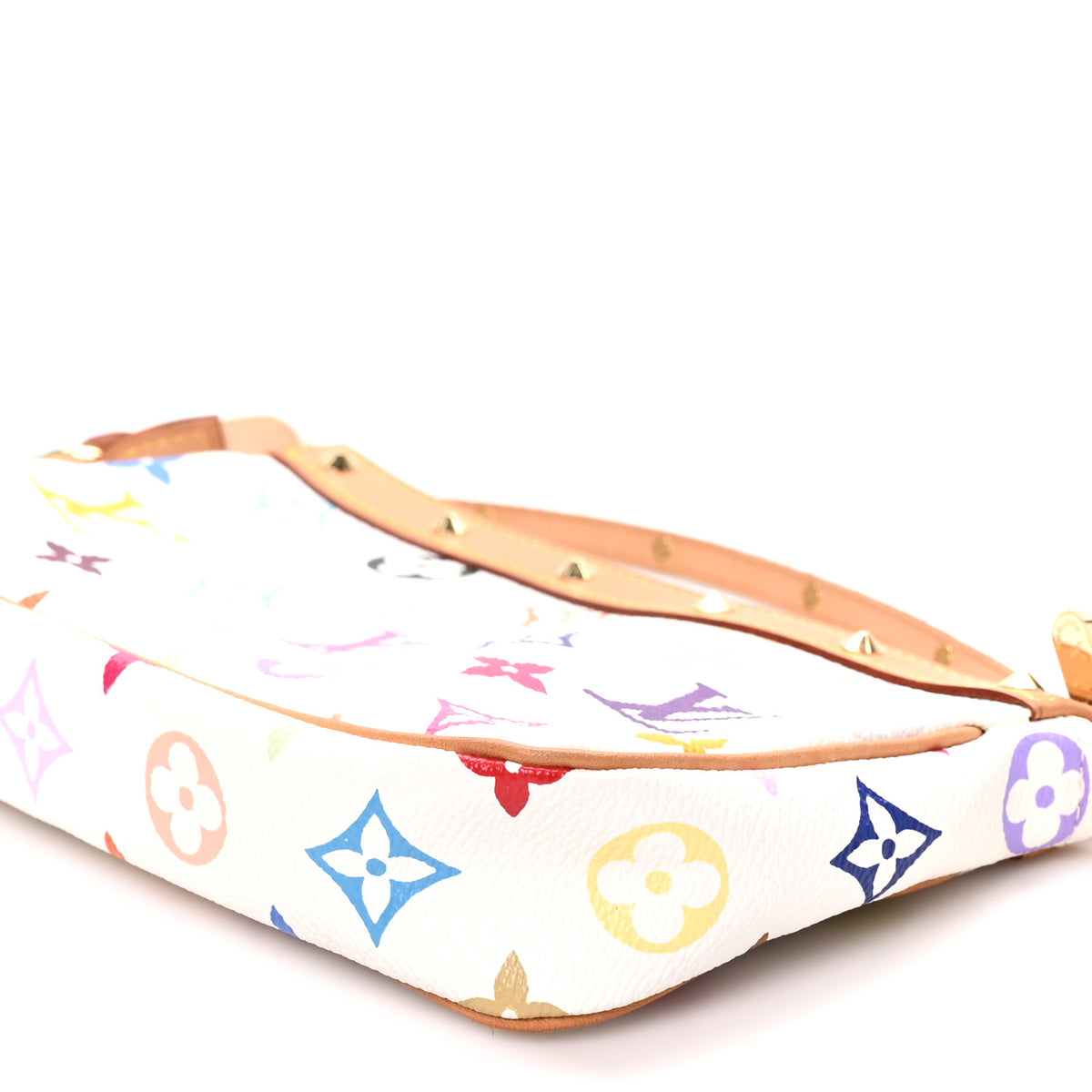 Louis Vuitton Monogram Multicolor Pochette Accessories White 9 of 9
