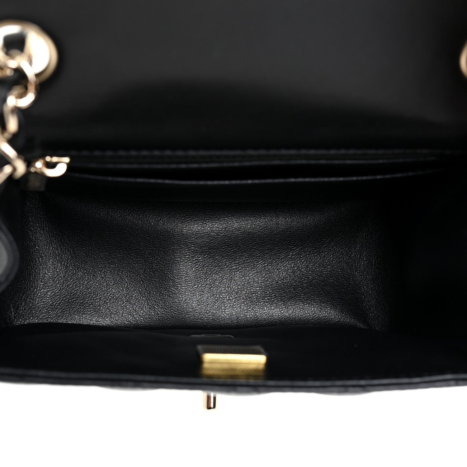 Chanel Lambskin Quilted Mini Square Flap Black 4 of 16