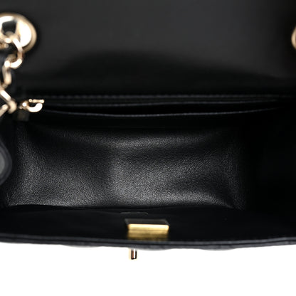 Chanel Lambskin Quilted Mini Square Flap Black 4 of 16