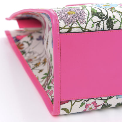 Gucci Canvas Large Flora Tote Pink Multicolor Fuchsia 8 of 8