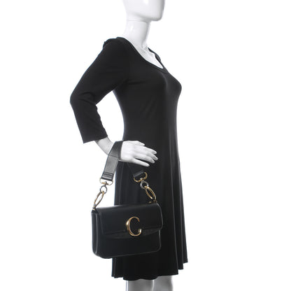 Chloe Calfskin Small C Double Carry Black 3 of 14