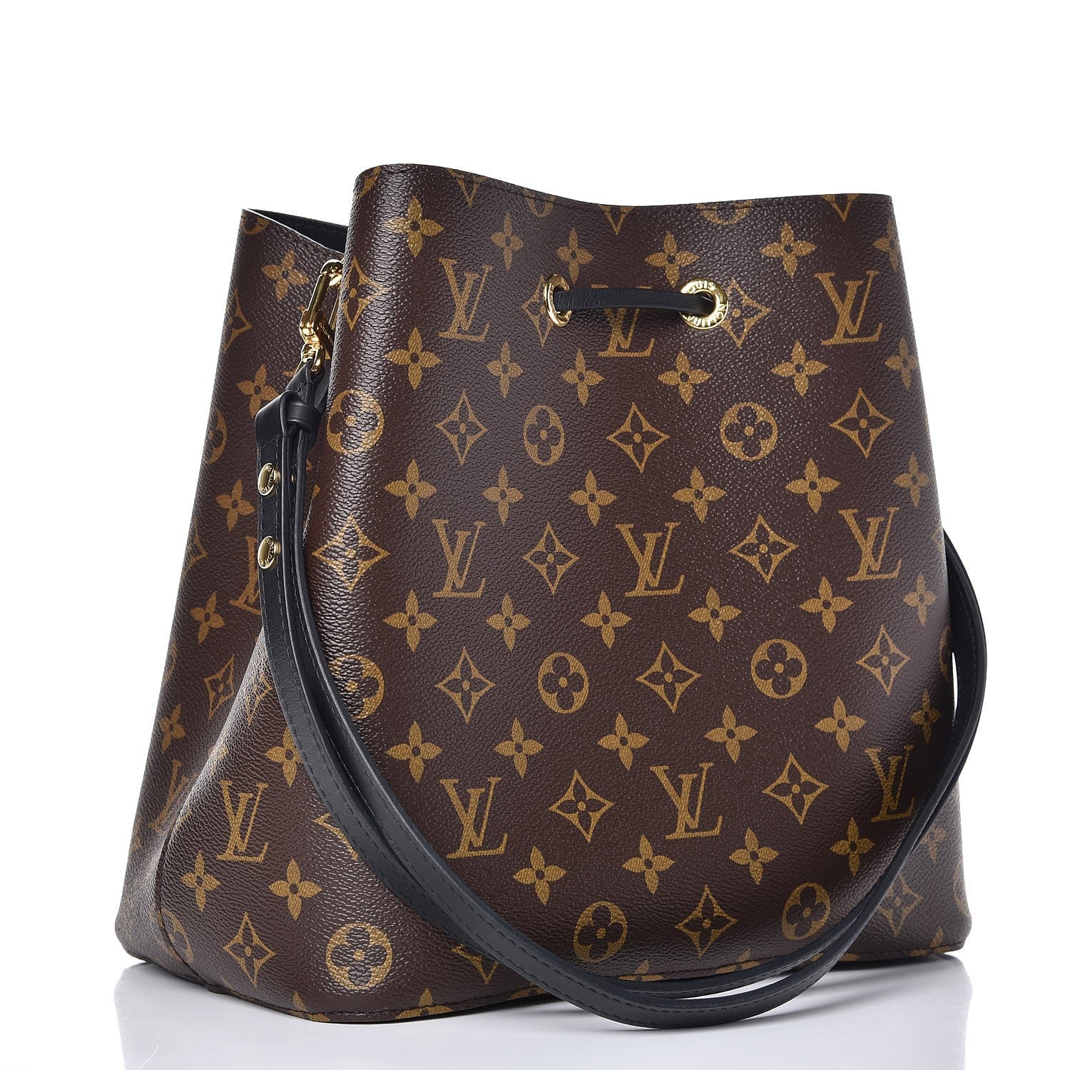 Louis Vuitton Monogram Neonoe MM Black 3 of 9