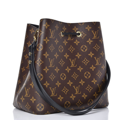 Louis Vuitton Monogram Neonoe MM Black 3 of 9
