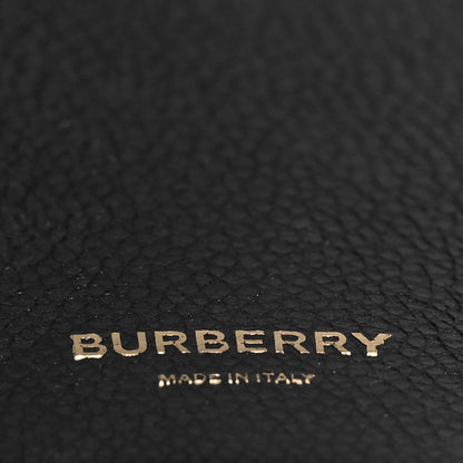 Burberry Grainy Calfskin Mini Two Handle Title Bag Black 6 of 8