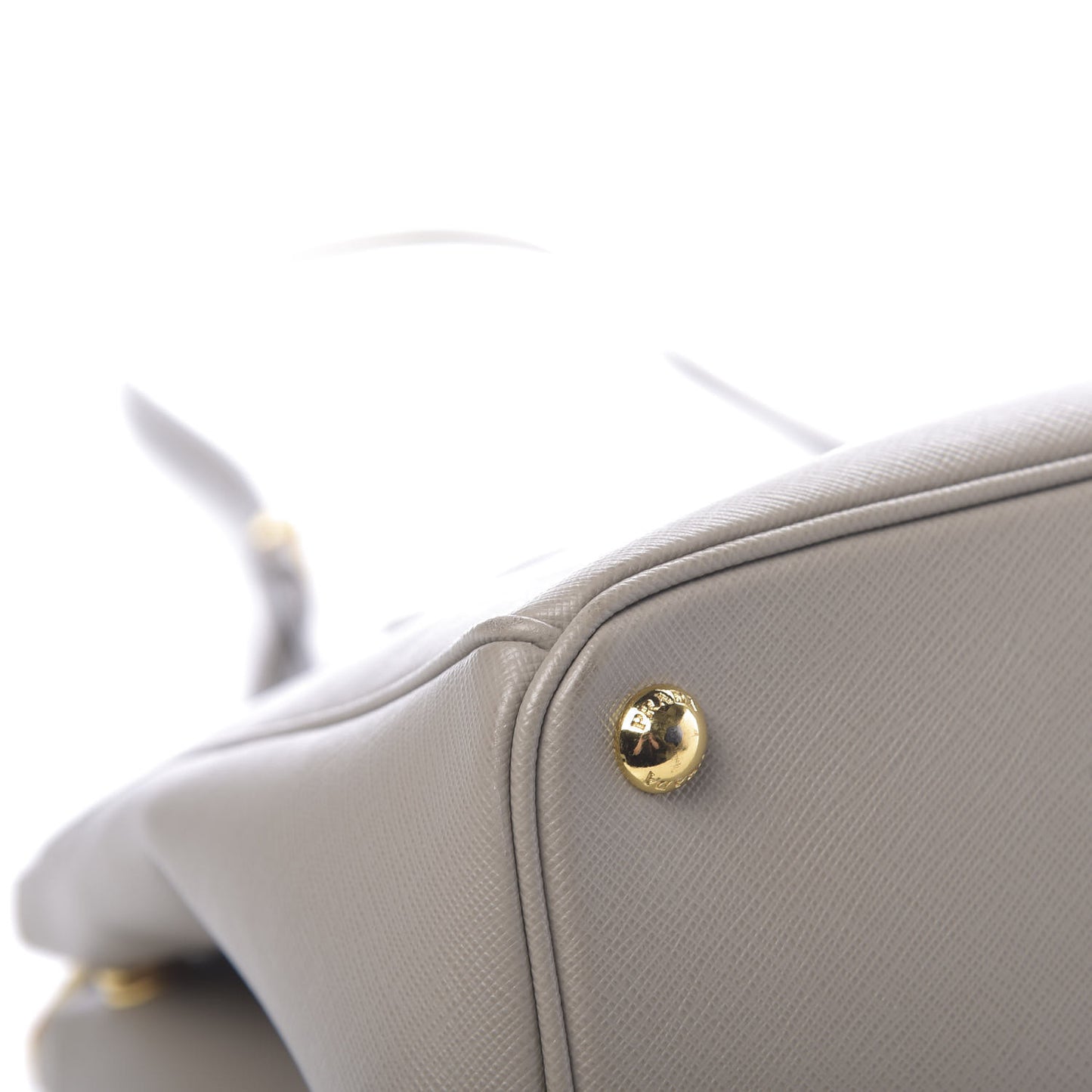 Saffiano Medium Galleria Double Zip Tote Pomice