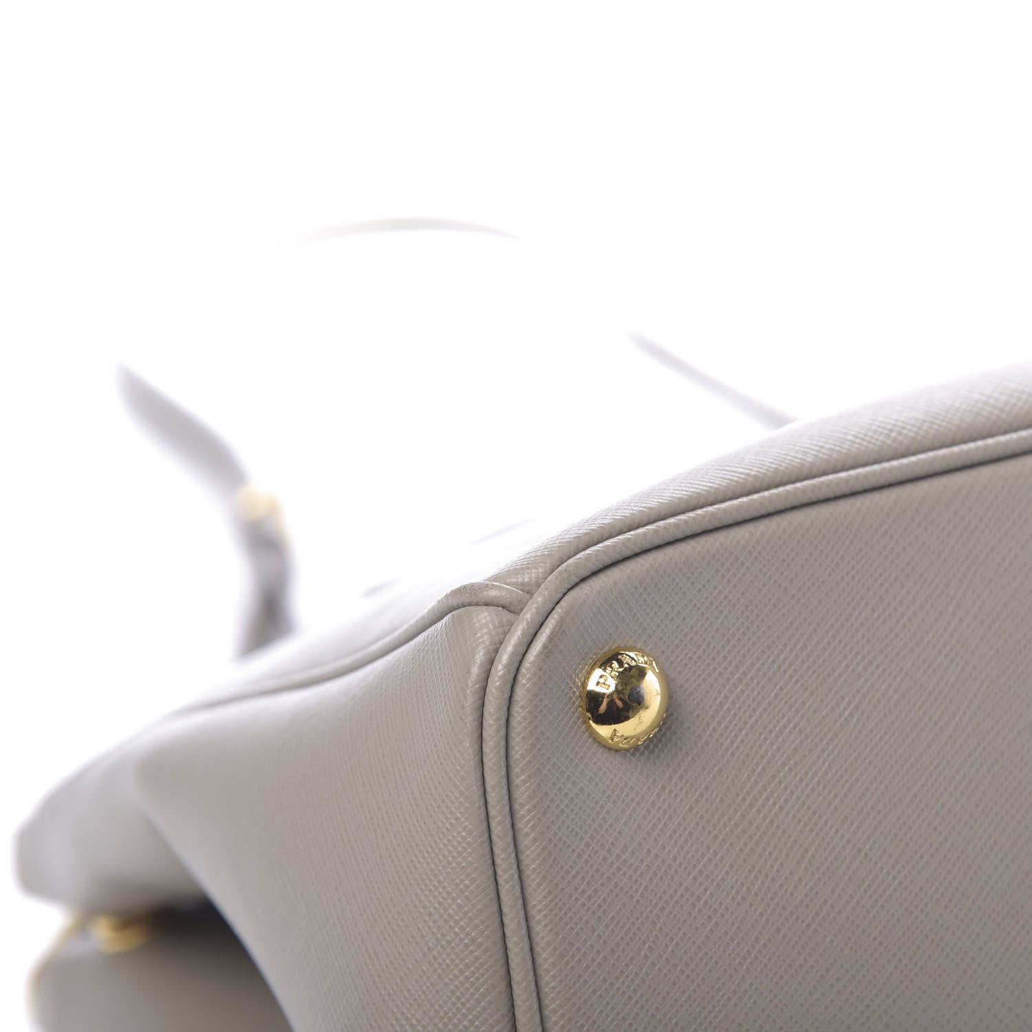 Prada Saffiano Medium Galleria Double Zip Tote Pomice 17 of 20