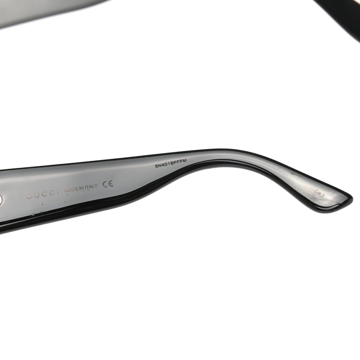 Gucci Acetate Square Frame Sunglasses GG0053S Black 5 of 8