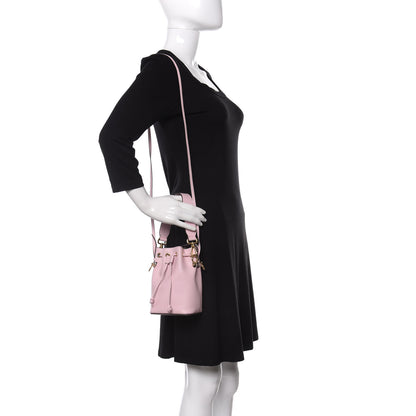 Fendi Vitello Cruise F is Fendi Mini Mon Tresor Bucket Bag Peonia 2 of 10