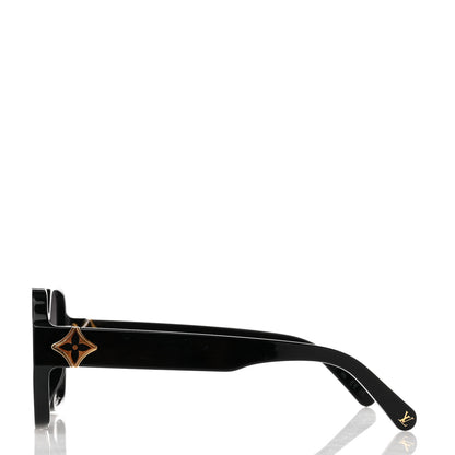 Louis Vuitton My LV Flower Square Sunglasses Z1613E Black 3 of 9