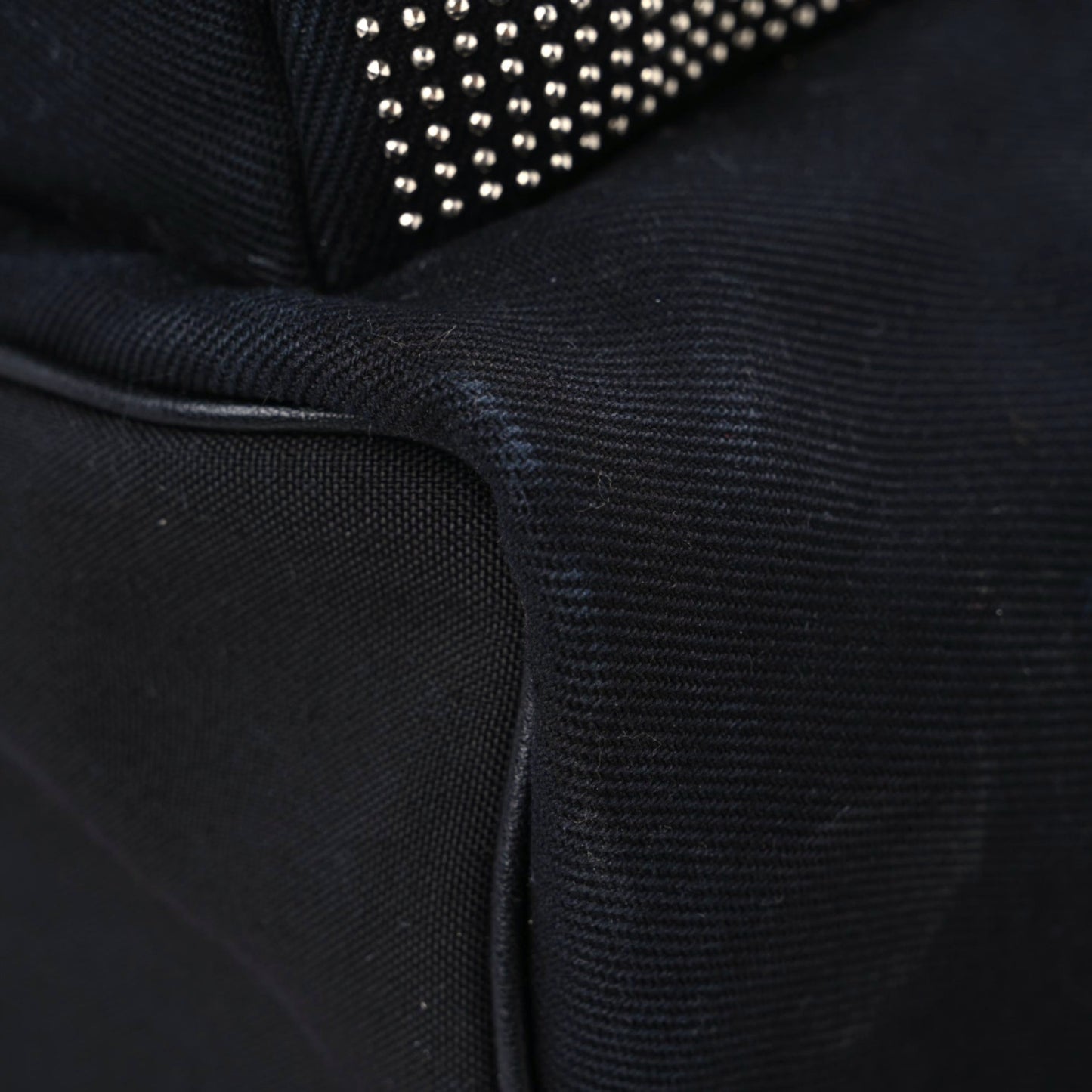 Canvas City Studded Backpack Black
