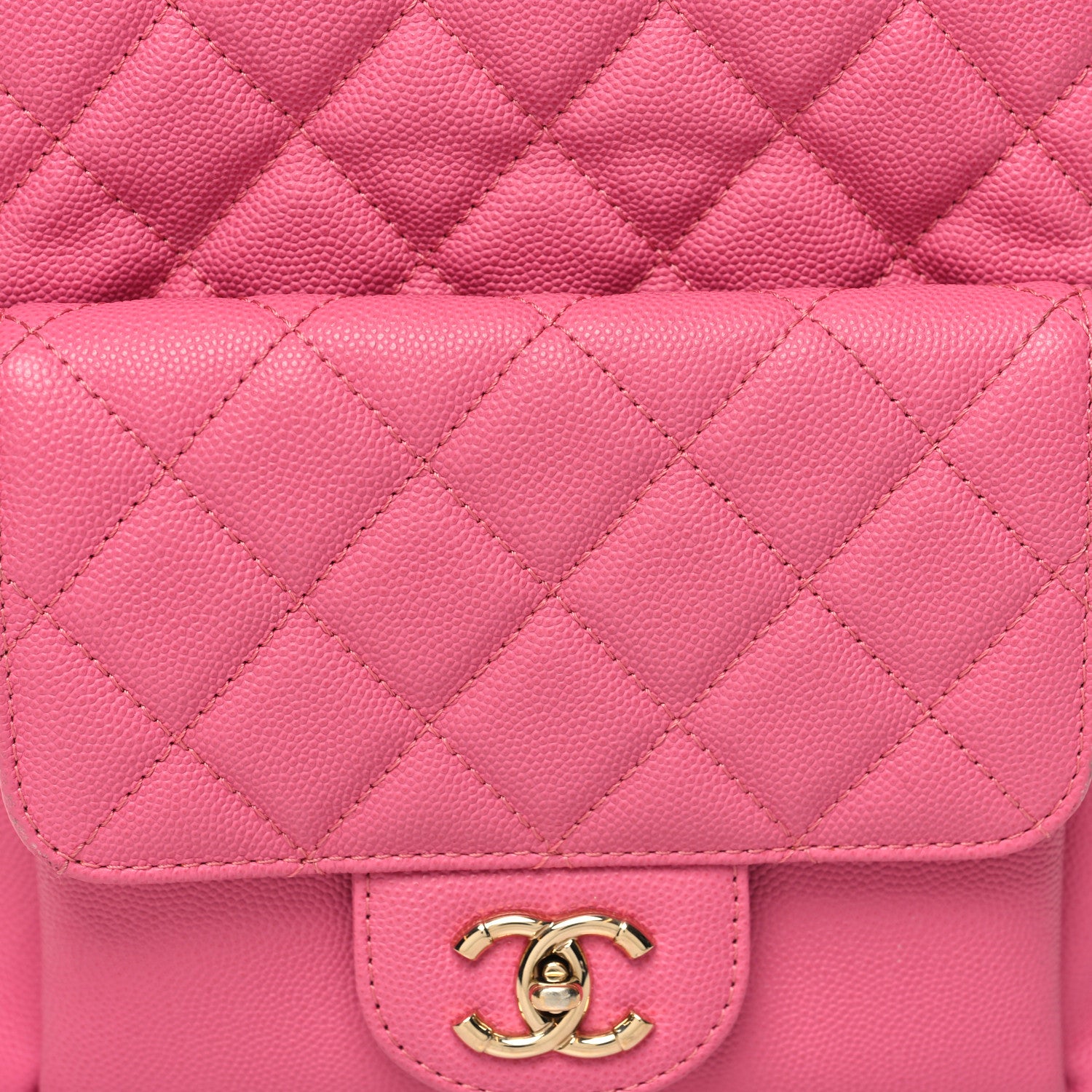 Chanel Caviar Quilted Large CC Day Backpack Pink 8 of 10